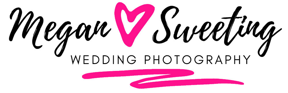 A pink heart logo on a black background.
